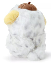 Sweet Pompompurin is dressed as an adorable white owl, combining his classic charm with the fluffiness of this woodland animal for an irresistibly cute look.
This White Owl Pompompurin Woodland Plushie is a delightful blend of Pompompurin's happy dog appeal and the cozy, calming spirit of a white owl. It’s a must-have addition to any collection or as the perfect gift for animal, Sanrio, and Pompompurin lovers!